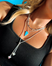 Load image into Gallery viewer, DOUBLE SIDED 🖤HAPPY HEARTS 🖤 SILVER