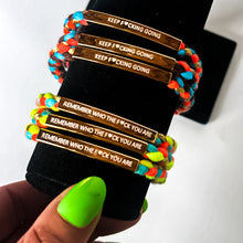 Load image into Gallery viewer, KEEP F🩷CKING GOING🩷MANTRA BRACELET