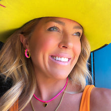 Load image into Gallery viewer, PINK & YELLOW🩷 DOUBLE SIDED 🩷 HAPPY HOOPS