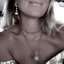 Load image into Gallery viewer, KEEP GOING SUNSHINE 🌞MANTRA NECKLACE & CHAIN