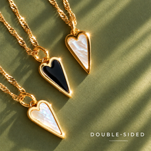 Load image into Gallery viewer, 🌵 **MINI** DOUBLE SIDED 🖤RAVING 🖤 HEART Necklace