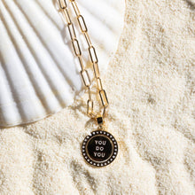 Load image into Gallery viewer, FUCK IT🩷YOU DO YOU • mantra necklace (double sided)