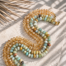 Load image into Gallery viewer, ••NEW•• YELLOW CITRINE ✨COOL GIRL GEMSTONE NECKLACE