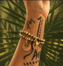 Load image into Gallery viewer, ••NEW•• LUCKY PENNY ⚡️GOLDEN HEMATITE BRACELET