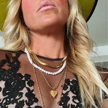 Load image into Gallery viewer, 🔥last one🔥 F🖤CK BEING PERFECT 🖤MANTRA NECKLACE