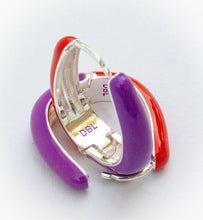 Load image into Gallery viewer, 🔥50% OFF🔥♥MOOD BOOSTING HOOPS & HEART NECKLACE (SET) ♥ RED & PURPLE