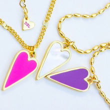 Load image into Gallery viewer, HAPPY HEARTS 🖤DOUBLE SIDED💕GOLD