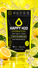 Load image into Gallery viewer, ••SOLD OUT•• LIVE IT UP LEMON LIME 🍋🟩🍋 ELECTROLYTES by: HAPPY H2O