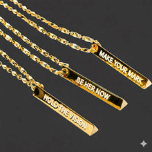 Load image into Gallery viewer, š„LAST CALLš„
TRIFECTAš¤ 3 SIDED š¤MANTRA NECKLACE