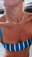 Load image into Gallery viewer, **TOP 10** OPEN HEART⫸CHUNKY - CHOKER ⫸Necklace(gold &amp; silver)
