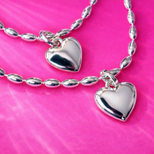 Load image into Gallery viewer, ••LAST ONE•• MINI 💕 BE EXTRA 💕HEART Necklace (silver)
