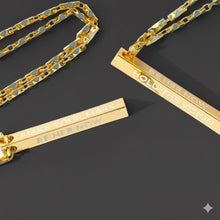 Load image into Gallery viewer, TRIFECTAš¤ 3 SIDED š¤MANTRA NECKLACE