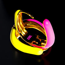 Load image into Gallery viewer, DOUBLE SIDED 🩷 MOOD BOOSTING 🩷HOOPS