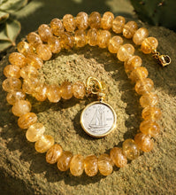 Load image into Gallery viewer, •NEW• DIMES FROM HEAVEN ☀️GEMSTONE NECKLACE