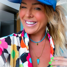 Load image into Gallery viewer, MADE FOR MORE 🩵BLUE HEART🩵 MANTRA NECKLACE