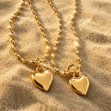 Load image into Gallery viewer, •last one• MINI HEART OF GOLD NECKLACE