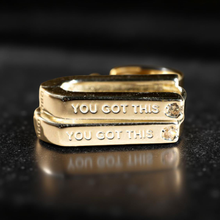 Load image into Gallery viewer, YOU GOT THIS ♥ HOOPS🖤(SILVER & GOLD)
