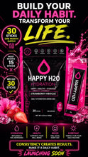 Load image into Gallery viewer, ••NEW•• STRAWBERRY HIBISCUS 🍓🌺ELECTROLYTES by: HAPPY H2O
