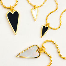 Load image into Gallery viewer, 2 in 1 •• double sided 🩷MINI🩷HEART💛NECKLACE