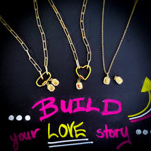 Load image into Gallery viewer, **TOP 20** BUILD YOUR  LOVE  STORY⫸NECKLACE -GOLD🖤
