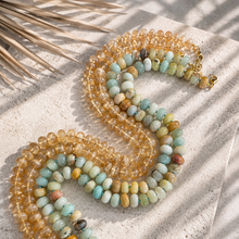 Load image into Gallery viewer, ••NEW•• AMAZONITE BEADED CHAIN 🐚