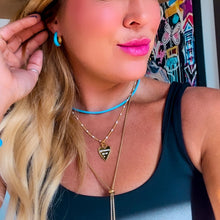 Load image into Gallery viewer, 🔥last one🔥COMMITTED TO ME 🖤 PROMISE KEPT🖤MANTRA NECKLACE