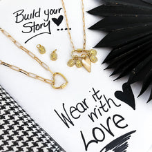 Load image into Gallery viewer, **Mothers Day** BUILD YOUR  LOVE  STORY⫸NECKLACE -GOLD🖤
