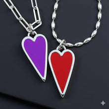 Load image into Gallery viewer, HAPPY HEART♥ NECKLACE ♥SILVER