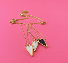 Load image into Gallery viewer, PEARL & BLACK ONYX š¤DOUBLE SIDEDš¤GOLD