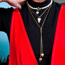 Load image into Gallery viewer, BOLO🖤 FOLLOW YOUR HEART🖤 NECKLACE 🖤GOLD
