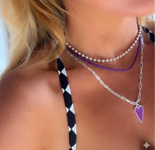 Load image into Gallery viewer, HAPPY HEART♥ NECKLACE ♥SILVER