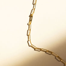 Load image into Gallery viewer, ANKLET•• PAPERCLIP LINK