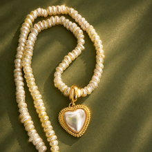 Load image into Gallery viewer, ••last one•• RAVING HEART ⚡️CHOOSE A CHARM PEARL ⚡️CHAIN