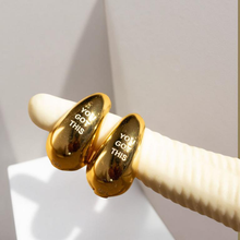 Load image into Gallery viewer, YOU GOT THIS ♥ HOOPS🖤(SILVER & GOLD)