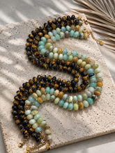 Load image into Gallery viewer, ••NEW•• TIGERS EYE ✨COOL GIRL GEMSTONE NECKLACE