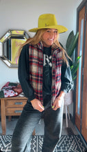 Load image into Gallery viewer, KRISTAS CLOSET 🩷 PLAID QUILTED WESTERN VEST