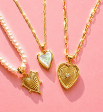 Load image into Gallery viewer, **LAST ONE**THE UNIVERSE HAS MY BACK 🧡HEART NECKLACE (double sided)