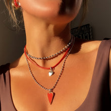 Load image into Gallery viewer, HAPPY HEART♥ NECKLACE ♥SILVER