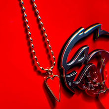 Load image into Gallery viewer, 2 in 1 💜❤️ Red & 💟 Heart Necklace