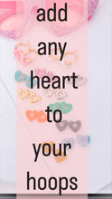 Load image into Gallery viewer, **TOP 20** COLORFUL 🩷PUFF HEART HOOP💜 Earrings
