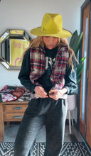 Load image into Gallery viewer, KRISTAS CLOSET 🩷 PLAID QUILTED WESTERN VEST