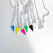 Load image into Gallery viewer, DOUBLE SIDED 🖤HAPPY HEARTS 🖤 SILVER