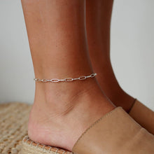 Load image into Gallery viewer, ANKLET•• PAPERCLIP LINK