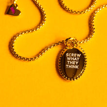 Load image into Gallery viewer, PEARL OVAL🖤 MANTRA NECKLACE