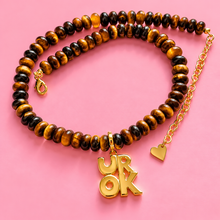 Load image into Gallery viewer, ••ONE OF A KIND•• UR⚡️OK + TIGERS EYE GEMSTONE NECKLACE
