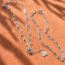 Load image into Gallery viewer, ••NEW•• SILVER ⚡️PAPER CLIP ANKLET