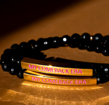 Load image into Gallery viewer, ••NEW••MY COMEBACK ERA🖤Mindset Mantra Bracelet
