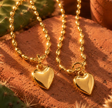 Load image into Gallery viewer, •last one• MINI HEART OF GOLD NECKLACE
