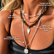 Load image into Gallery viewer, ••NEW•• DIME NECKLACE **SILVER 24" LONG**