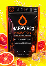 Load image into Gallery viewer, ••NEW•• BLOOD ORANGE CITRUS 🍊 ELECTROLYTES BY: HAPPY H2O